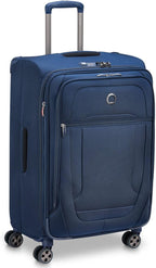 DELSEY PARIS Helium DLX Softside Expandable Luggage with Spinner Wheels, Navy Blue, 3 Piece Set (20/25/29)