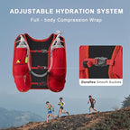 Running Vest with Water Bladder 1.5 Liter, Small Hydration Water Vest, Lightweight Hydration Pack Multi-Pocket 11x - for Hiking Race Trail Marathon for Women Men