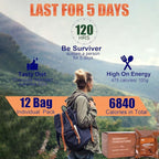 Emergency Food Bars - Chocolate Hardtack, Mre Meals Military 2025, Long Shelf Life, Emergency Meals Ration Bars, Emergency Supplies for Disaster Preparedness, 12 Count