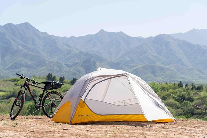 Wander Hawk 2-Person Backpacking Tent, Lightweight 2 Person Tent for Bikepacking Backpacking Camping & Hiking