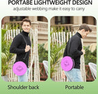 ALEVMOOM 2025 Upgraded XXL Collapsible Stool with Cushion 19.7",1000lbs Max Weight,Wider & Taller Pop Up Seat, Heavy Duty Portable Retractable Folding Chair or Travel Foot Rest for Camping & Outdoors