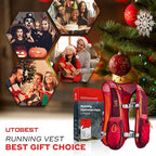 UTOBEST Running Vest, 5L Hydration Vest Lightweight, Breathable and Sweatproof Running Backpack, Adjustable Running Hydration Vest for Trail Running Marathon Race Jogging Cycling