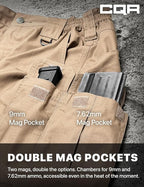 CQR Men's Tactical Pants, Water Resistant Ripstop Cargo Pants, Lightweight EDC Work Hiking Pants, Outdoor Apparel