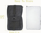 Soft Sided Carrier for Small Medium Cats Dogs,Removable Pad Collapsible Travel Pet Carrier Large Grey