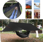 Oversized rain Tarpaulin,Camping Hammock with Mosquito Net Rain Fly Heavy Duty Tree Strap,Single Double Hammock Tent Waterproof Rainfly Set,Camping Backpacking Backyard Patio Hiking Travel Outdoor
