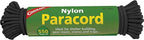 Coghlan's 50 ft Nylon Paracord - Type III 550 Survival Rope with 7 Core Strands, 550 lbs Break Strength - Versatile Outdoor Gear for Camping, Shelter, Repair, and Emergency Preparedness