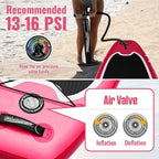 11'6"x35"x6" Wood Grain Stand Up Paddle Board Inflatable, Portable SUP Paddleboard with Complete Accessories, Camera Mount and 10L Dry Bag,Extra Wide Blow Up Paddle Board for Adults Youth Family