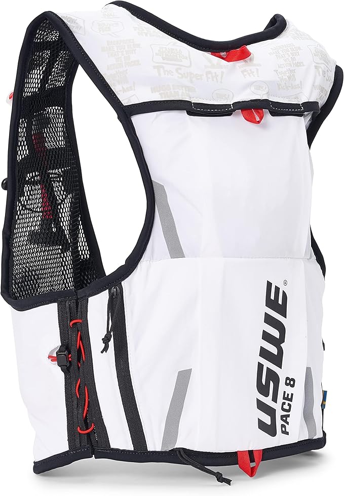 USWE Pace - Running Vest Hydration Pack with 2 x 500ml UltraFlask, Backpack for Men and Women