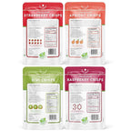 Nature’s Turn Freeze-Dried Fruit Crisps – Healthy, Gluten-Free, Crispy & Delicious, Plant-Based Snack, Ideal for Cereal, Smoothies, School Lunches, & On-the-Go, Sour Variety, Pack of 8 (0.53 oz Each)