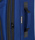SWISSGEAR Sion Softside Expandable Spinner Luggage Durable Lightweight Travel Suitcase, Blue, 3-Piece Set (21/25/29)