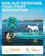 Bigfly 11'6×35" Super Wide Inflatable Stand Up Paddle Board, Ultra Stable Wide SUP for 2+1 People/Family/Big Size, 100L Backpack, All-Round Sup Board, US Big Fin