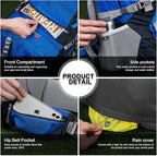 MOUNTAINTOP 80L Internal Frame Backpack for Man & Women Backpacking Hiking Backpack with Rain Cover