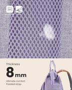 LOVEVOOK Laptop Backpack Purse for Women, Cute College School Backpack Bookbag For Teenager Girls, Teacher Nurse Bags Work Travel Backpack, Business Computer Laptop Bag Daypack, 15.6 Inch, Purple