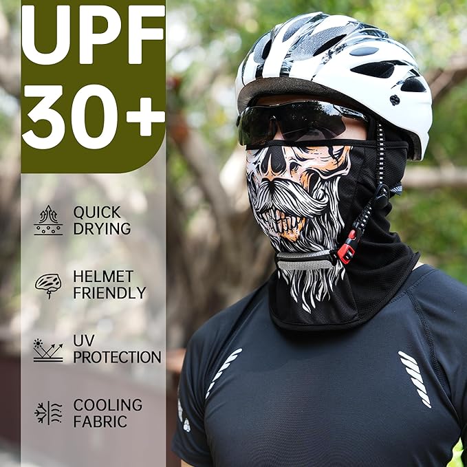 Balaclava Face Mask Sun UV Protection Breathable Full Head Mask for Men Women Skiing Cycling