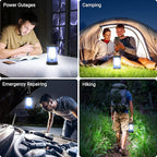 Camping Lantern, 3200LM LED Lanterns for Power Outages, 4600mAh Phone Charger & Rechargeable Lantern, 5 Light Modes Lantern Flashlight for Hurricane/Emergency/Storm, CT CAPETRONIX Camping Accessories