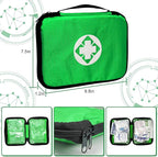 Home-Businesses First-Aid Emergency-Kit for Camping-Car - 300 Pcs Urgent Essential First Aid Kits Refill Supplies with Tourniquet Bandages for Workpalce Green 1st Aid