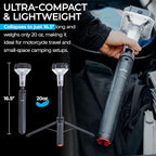 DEVOS - LIGHTRANGER 800 Mini Telescoping Camp Light, 4.5 Tall with 800 Lumens, Ultra Compact & Portable, Rechargeable LED Lantern, Up to 30-Hour Runtime, 1 Year Warranty, Includes Carry Case