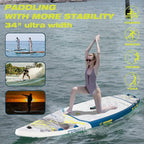 UPWELL 11’6”/11'2”/11'/10'8”/10'6”/10'2” Inflatable Stand Up Paddle Board with sup Accessories Including Backpack, Repairing Kits, Non-Slip Deck, Leash, 3 Fins, Paddle and Hand Pump
