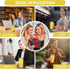 20 oz Tumbler with Lids and Straws, Stainless Steel Insulated Travel Coffee Mug, Double Wall Vacuum Insulated Tumblers, Powder Coated Coffee Tumbler for Cold & Hot Drinks (Yellow)