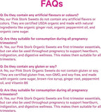 Pink Stork Organic Sweets Bundle for Morning Sickness and Motion Sickness Support, Added Vitamin B6, 1st Trimester Pregnancy Must Haves - 60 Wrapped Candies
