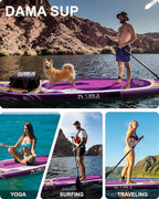 DAMA 11'*34"*6" Stand Up Paddle Board, Inflatable Paddle Board,Inflatable Paddle Boards for Adults w/a Wide, Smooth and Non Slip Deck, Versatile Styles, Suitable for Adults