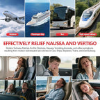 Motion Sickness Patches (28 Count) for Car, Non Drowsy Sea Sickness Patches for Cruise,Nausea Patches for Travel Essentials, for Adults and Kids