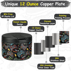 12oz Insulated Vacuum Food Jar with Buckle Lid Wide Mouth Soup Thermo for Hot Food Kids Leakproof Stainless Steel Lunch Container (Black-Game)