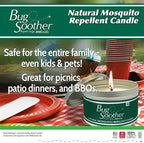 Bug Soother - Natural Insect, Gnat and Mosquito Repellent Candle, 1oz Bottle of Bug Spray Deterrent - Safe for Adults, Kids, Pets, Environment - Made in USA
