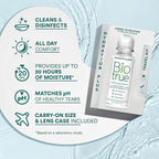Biotrue Hydration Plus Contact Lens Solution, Multi-Purpose Solution for Soft Contact Lenses, Lens Case Included, 2 FL OZ Travel Size