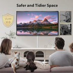66in (4X L16.5in) Large Wire Hiders for TV on Wall for 3-4 Cords - ZhiYo PVC Cable Cover Kit with Pre-Applied Adhesive Tape, Ideal for Wall Mounted TVs Home Office, W1.2in x H0.7in Beige