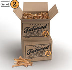 Fatwood Fire Starter Sticks 10-lb Box 2-Pack - Indoor or Outdoor All Natural Pine Fire Starters for Campfires, Fireplace, Firepit, Wood Stove, or BBQ Grill - Kindling Wood Firewood by Pure Garden