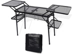 Nice C Camping Table, Compact Folding Table, Tailgate Grill Table, Outdoor Tables, Camping Tables That Fold Up Lightweight, with 4 Side Tables & Mesh Net for BBQ, Camping