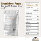 MOUNTAIN ESSENTIALS Freeze-Dried Pork Sausage Crumble – Fully Cooked & Ready to Eat | Traditional Flavor | Premium Quality Everyday Meals, Camping & Emergency Survival Food | 10 Servings | Made in USA | 7-Year Shelf Life