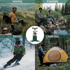 KOMAN Camping Propane Stove,Portable Camping Stove, Backpacking Stove Propane Camping Stove,10000BTU Single Burner Propane Stove for Outdoor Cooking,Fuel by 16 Oz Propane Cylinder (Fuel not Included)