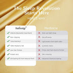 Silk Sleep Mask for Women and Men, Side Sleeper, 22 Momme Pure Mulberry Silk Total Blackout 100% Mulberry Eye Mask with Adjustable Headband Full Size, Eye Masks for Sleeping and Travel