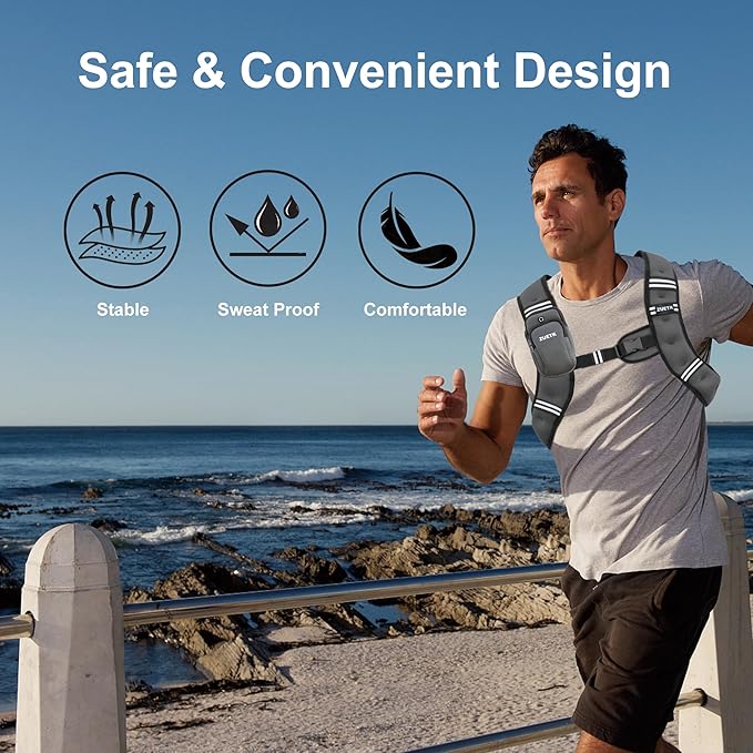 Weighted Vest, 6lb/8lb/12lb/16lb/20lb/25lb/30lb Weight Vest with Reflective Stripe, Weighted Vest for Men Women Workout Equipment for Strength Training, Running, Jogging, Fitness, Weight Loss