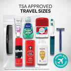 Handy Solutions 10 Piece Resealable Men's Travel Kit