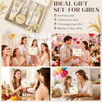 5PCS Rice Skincare Set, Korean Hydrating Skin Care for Girls Teens Women, Rice Cleanser Toner Serum Face Cream Eye Cream, Moisturizing Daily Skincare Routine Kit