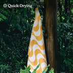 Nomadix Original Towel - Perfect for Beach, Pool, Travel, Camping, Yoga - Made with Recycled Materials - Super Absorbent - Sand Resistant - Copacabana Mango - 72.5x30