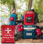 Surviveware 110 Pcs Waterproof Premium Survival First Aid Kit - Survival Emergency Preparedness for Travel Camping Gear, Survival Kit and Outdoor Emergencies - HSA & FSA Eligible Survival Kit