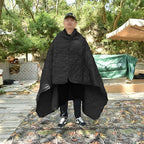 LOOGU Camo Blanket Waterproof Insulation Poncho Liner for Outdoor Camping, Hiking, Hunting, Survival, Backpacking, Picnicking