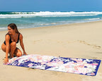 Quick Dry Towel Extra Large 78x35 Inch - Microfiber Beach Towel - Perfect for Beach, Travel, Swimming, Pool, Yoga, Hiking, Camping - Lightweight, Fast Drying, Compact for Adults (Kimono Gold)
