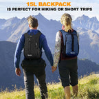 Seektop 15L Small Hiking Backpack for Women Men, Lightweight Hiking Packable Daypack with Phone Pocket for Travel Camping (Dark Blue, 15L)