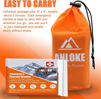 Emergency Blankets Mylar Thermal Blanket (4 Pack) of Gigantic Space Blanket 82 * 52 in. Survival Blankets Heavy Duty Camping Gear,First Aid, Silver+Orange