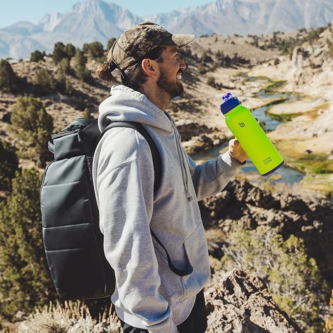 BOTTLE BOTTLE 40 oz sports water bottle stainless steel insulated water bottle with straw and pills holder