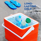 Reusable Jumbo Ice Pack - Long Lasting - Perfect for Keeping Food Or Beverages Cold, Coolers, Camping, Beach Coolers, Hiking & More, Clear Blue