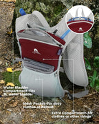 Running Vest for Women and Men, Hydration Running Backpack, Runners Vest, Hydration Vest for Walking, Marathon, Hiking