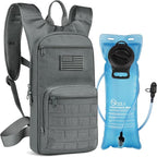 NOOLA 3L Hydration Backpack, Water Backpack with TPU Water Bladder, Tactical Hydration Pack for Men Women, Molle Water Backpack for Hiking, Biking, and Hunting