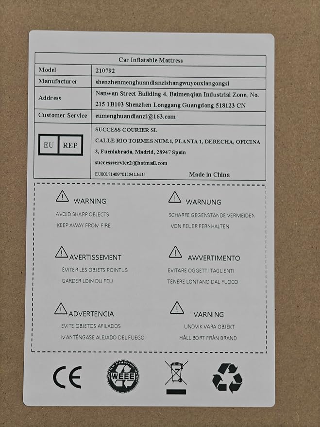 ISWEES Car Bed SUV Air Mattress, Car Air Mattress with Home Power Adapter, Electric Pump, 2 Inflatable Pillows and 2 Footrests for Back Seat, Side Seat,Trunk Sleeping, Thickened Camping Bed - Black