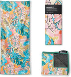 Nomadix Original Towel - Perfect for Beach, Pool, Travel, Camping, Yoga - Made with Recycled Materials - Super Absorbent - Sand Resistant - Jungle - 72.5x30